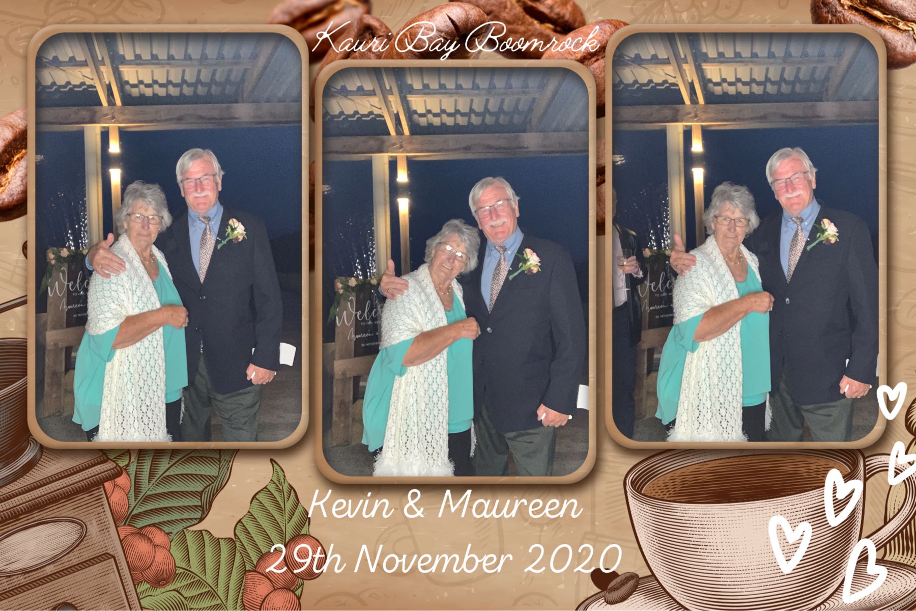 Maureen & Kevin's wedding | View more photos from the event at gallery.photobooth.co.nz/u/SelfieCentral/Maureen-Kevins-wedding